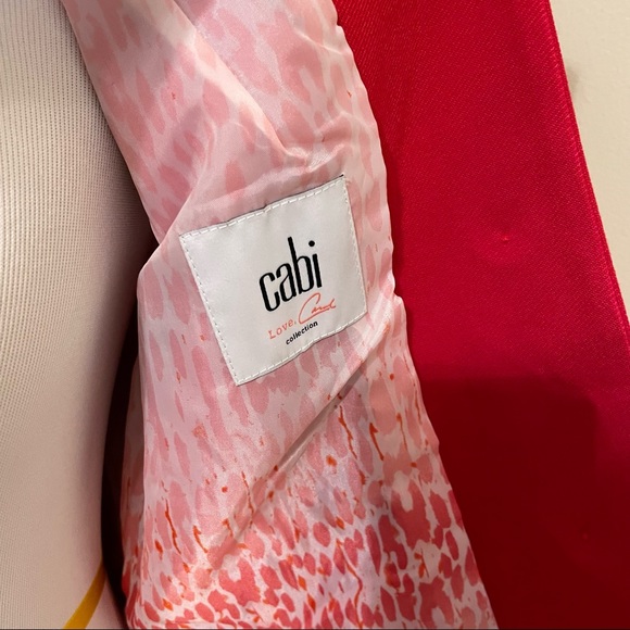 Cabi size 0 red retro 50’s blazer NWT - Picture 5 of 7